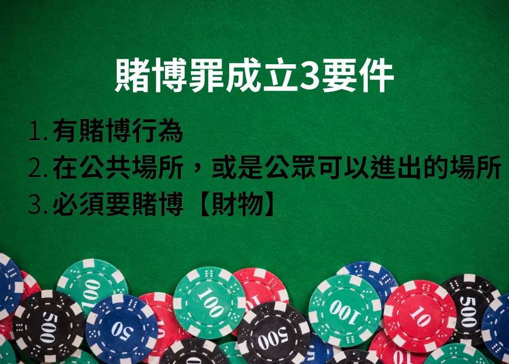 賭博罪成立要件